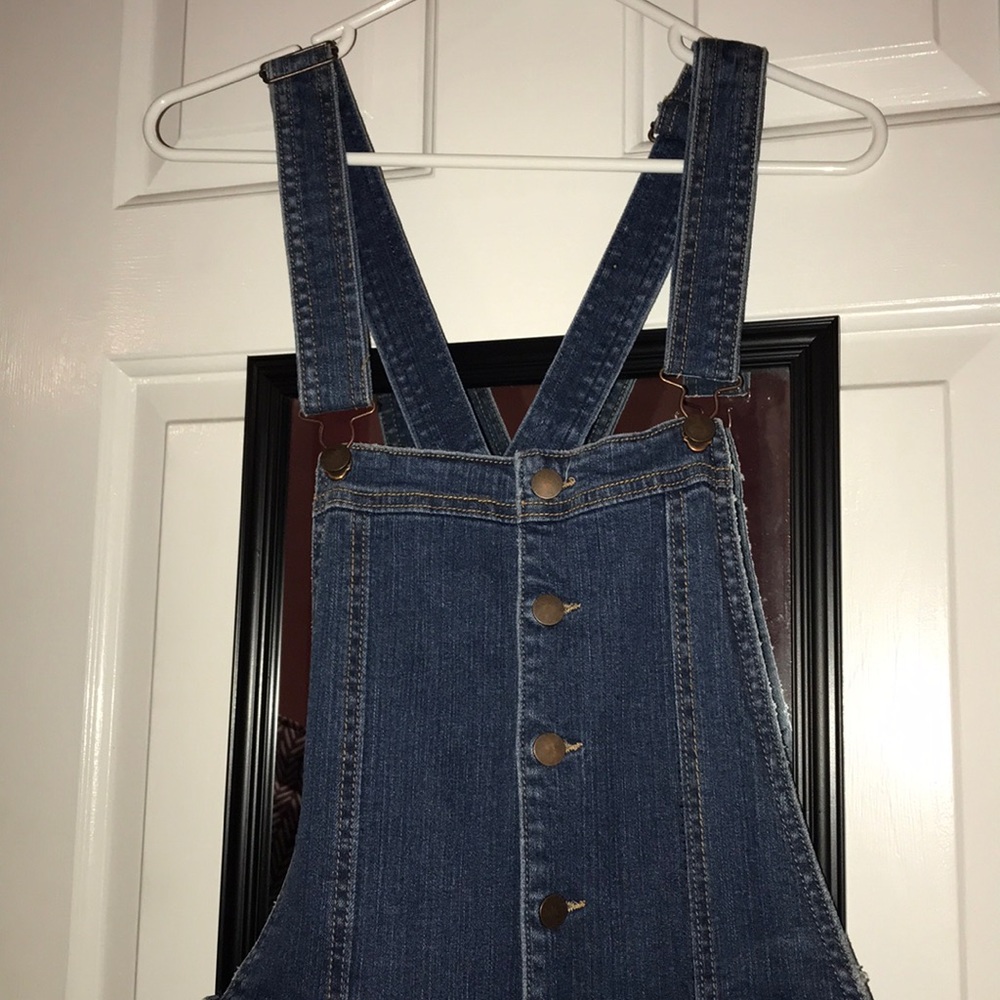 Denim overalls
